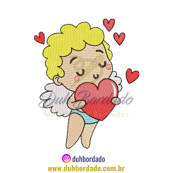 Coleção Matrizes de Bordados de Cupidos - Image 6