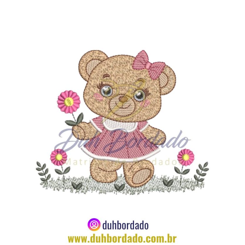 Matriz de Bordado de Ursinha