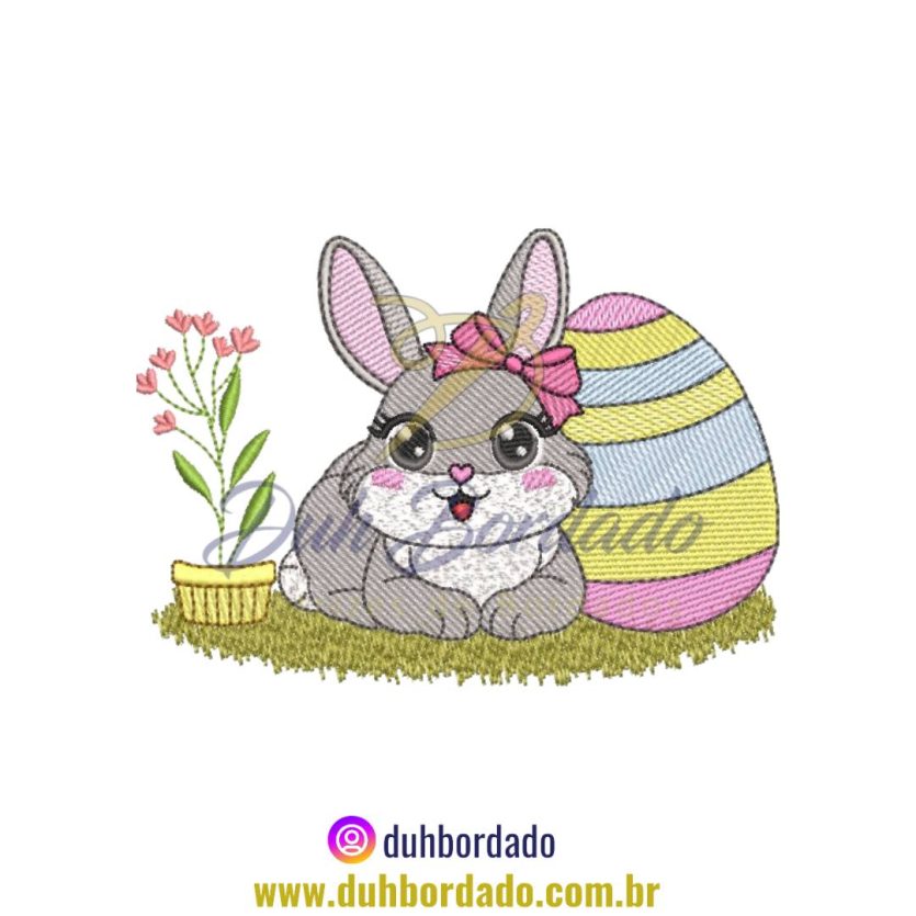 Matriz de Bordado Coelha