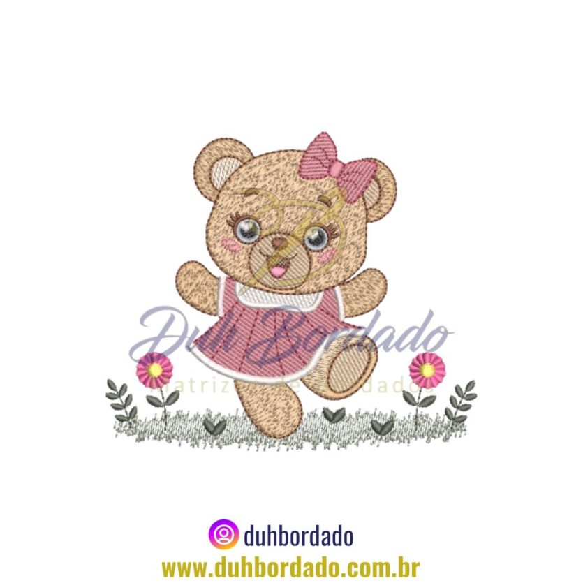 Matriz de Bordado de Ursinha