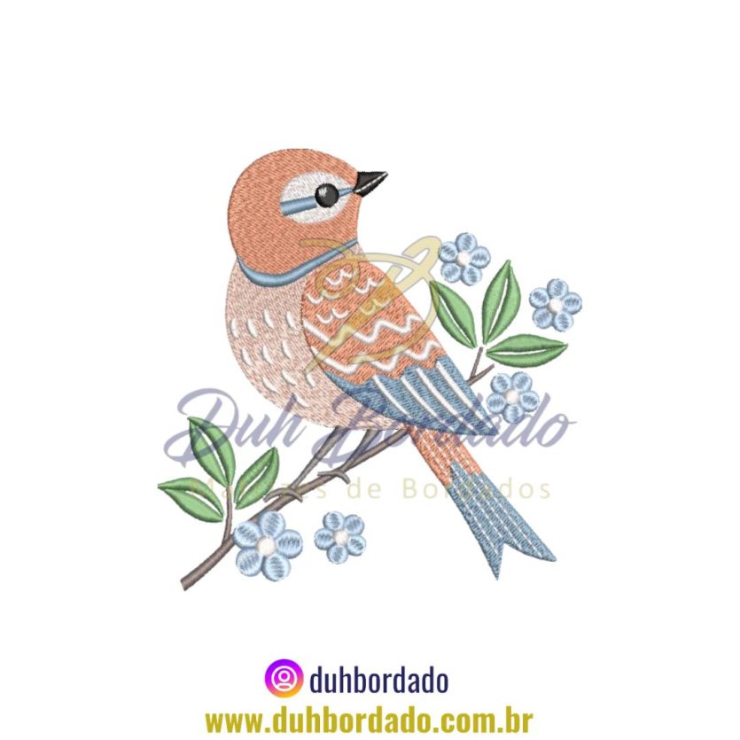 Matriz de Bordado de Pássaro