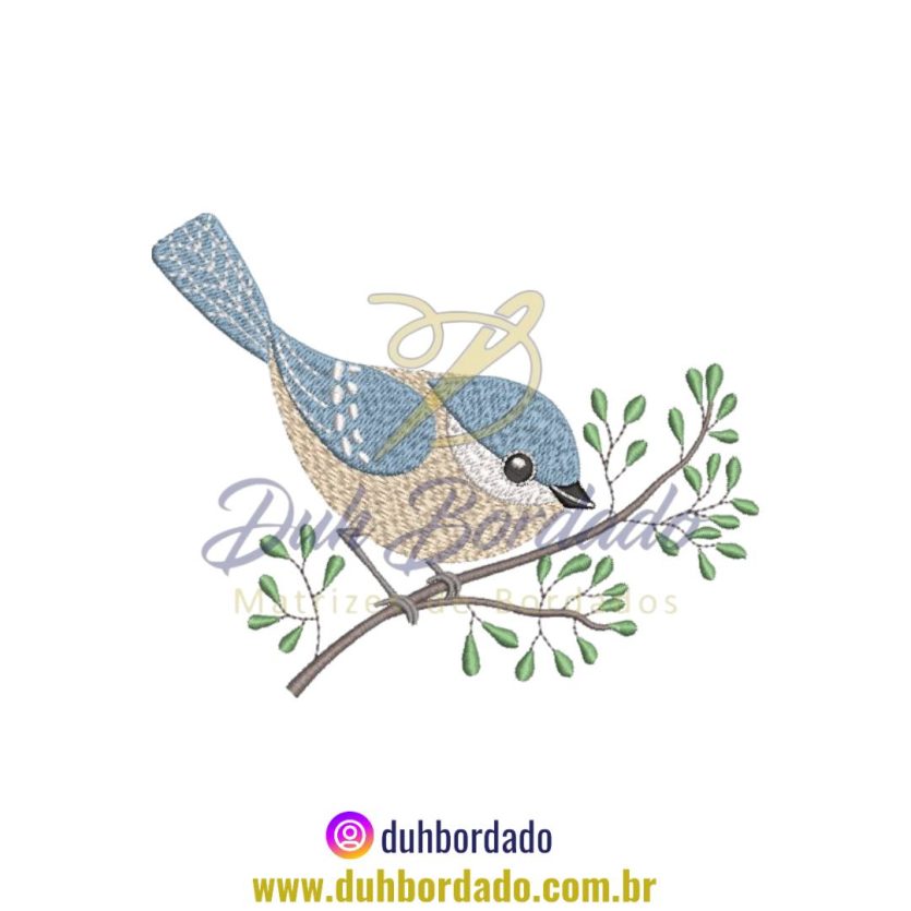 Matriz de Bordado de Pássaro