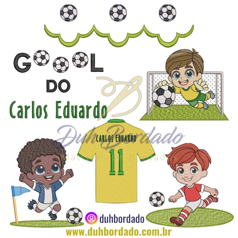 Coleção Matrizes de Bordados de Futebol