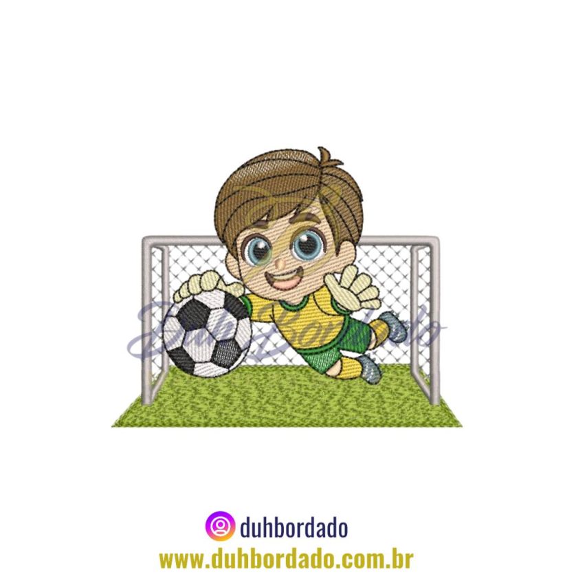 Matriz de Bordado de Goleiro