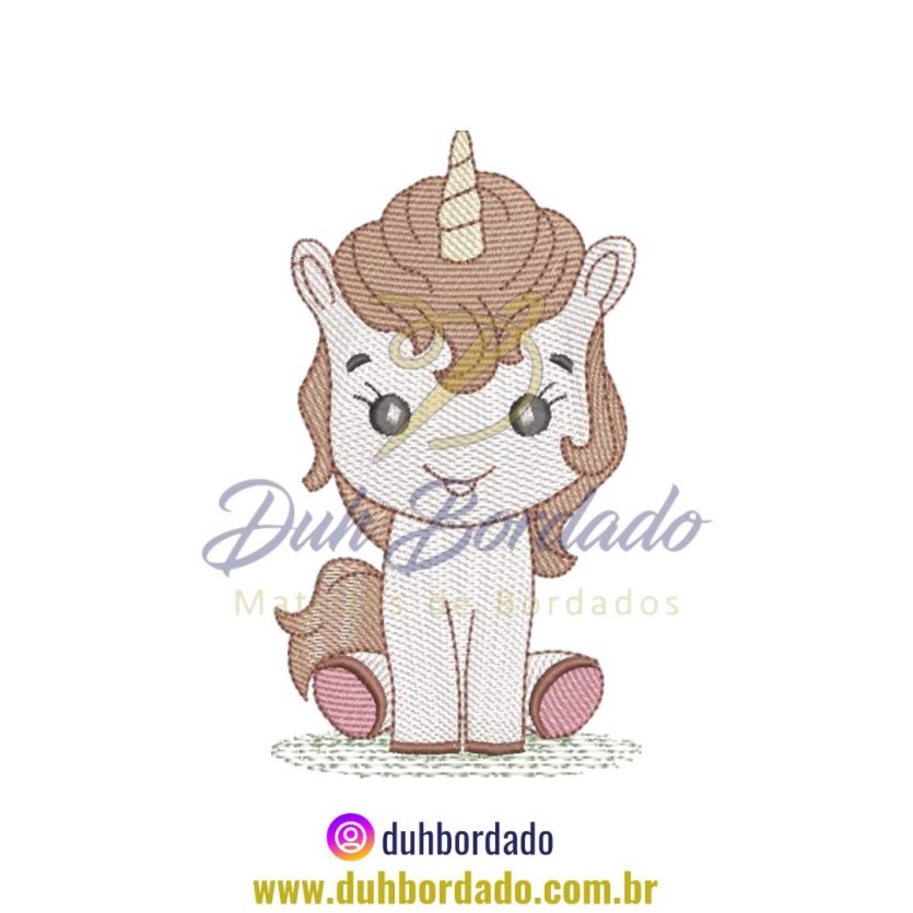 Matriz de Bordado de Unicórnio