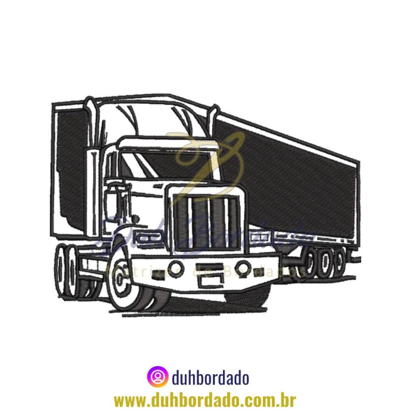 Matriz de Bordado de Caminhão