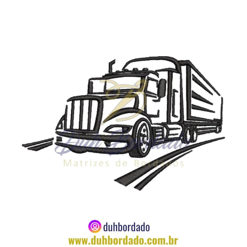Matriz de Bordado de Caminhão