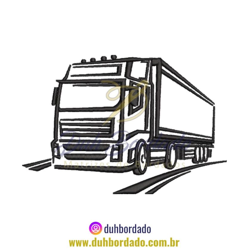 Matriz de Bordado de Caminhão