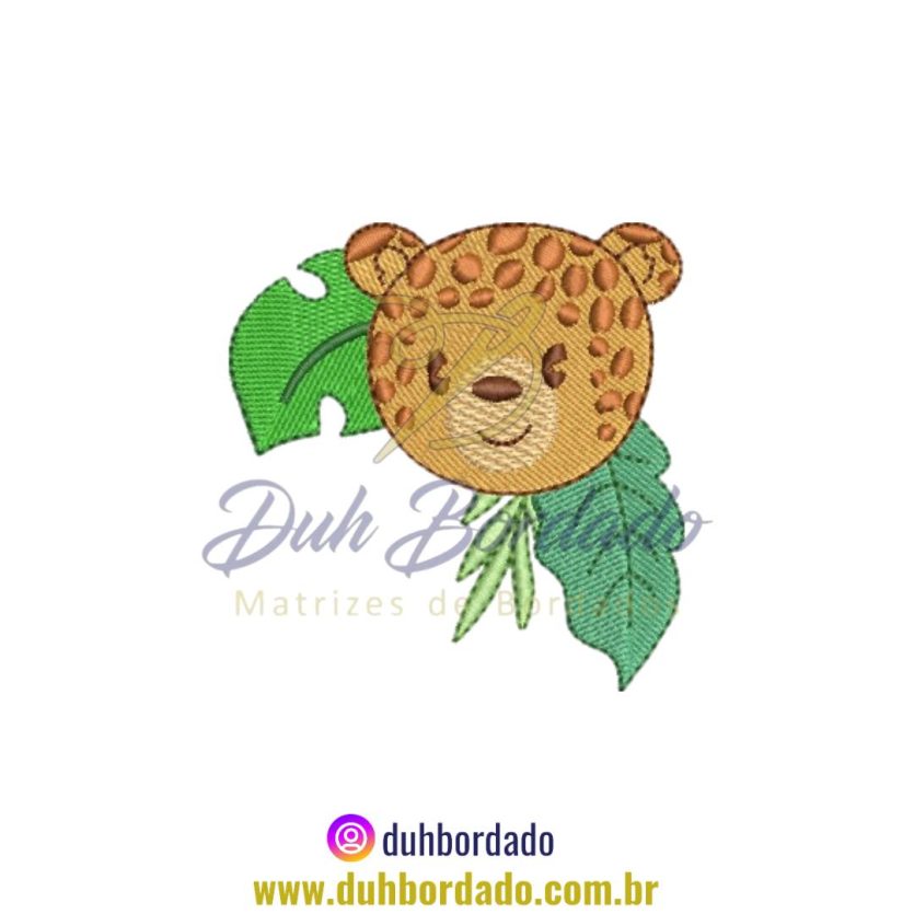 Matriz de Bordado de Onça Pintada