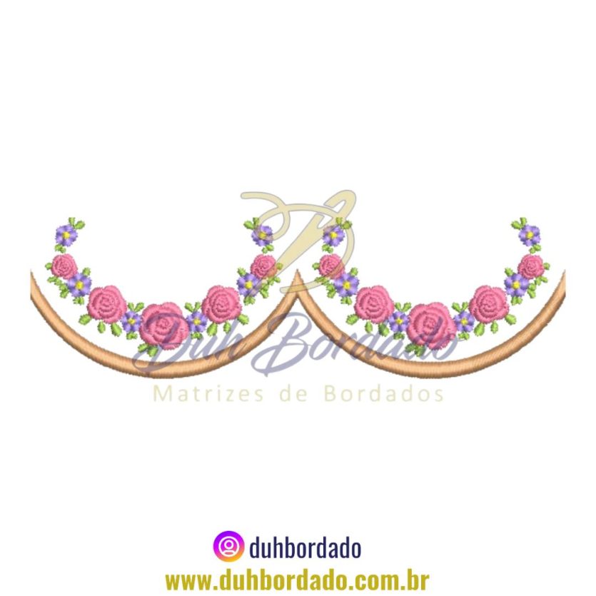 Matriz de Bordado Barrado