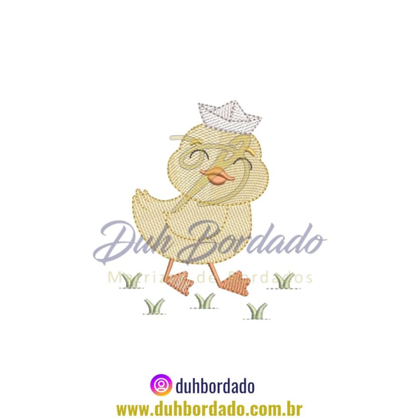 Matriz de Bordado de Pato