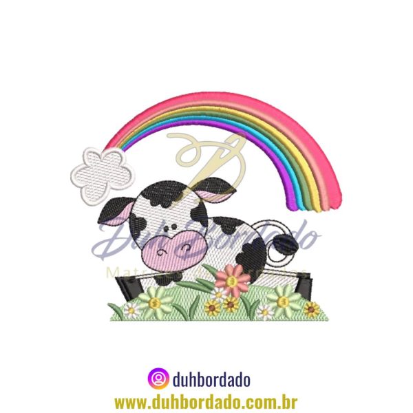 Matriz de Bordado de Vaca
