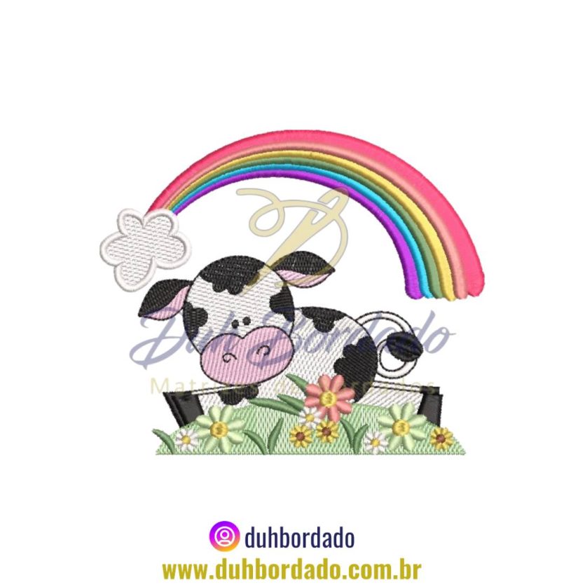 Matriz de Bordado de Vaca