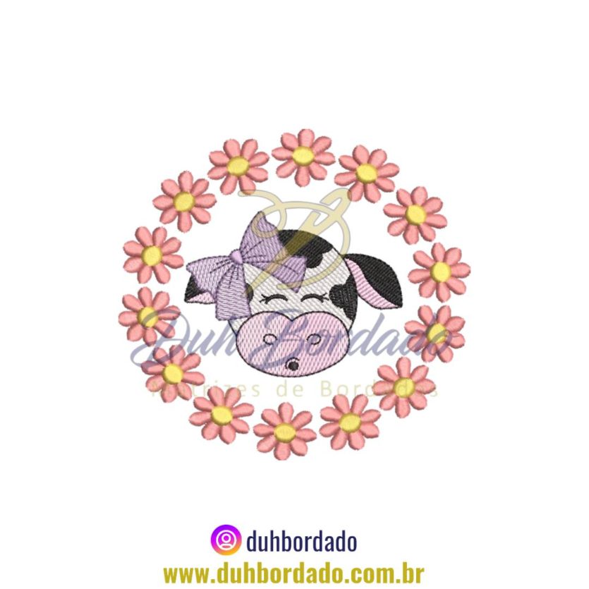 Matriz de Bordado de Vaca