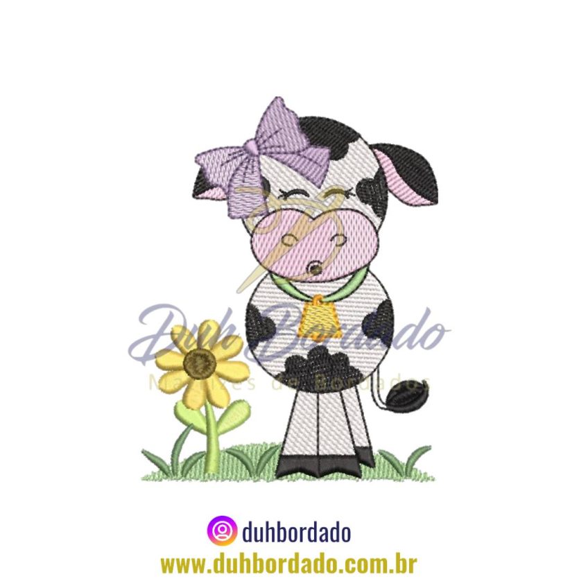 Matriz de Bordado de Vaca