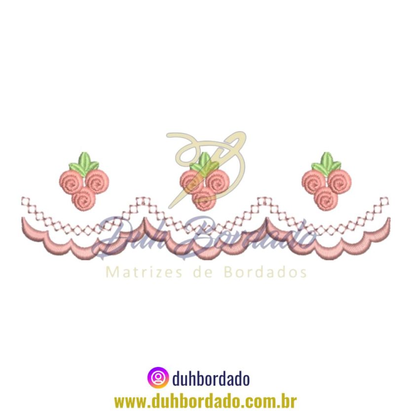 Matriz de Bordado Barrado