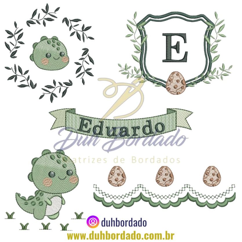 Coleção Matrizes de Bordados Dinos