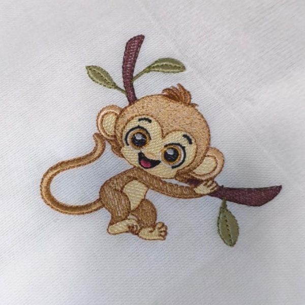 Matriz de Bordado de Macaco - Image 2