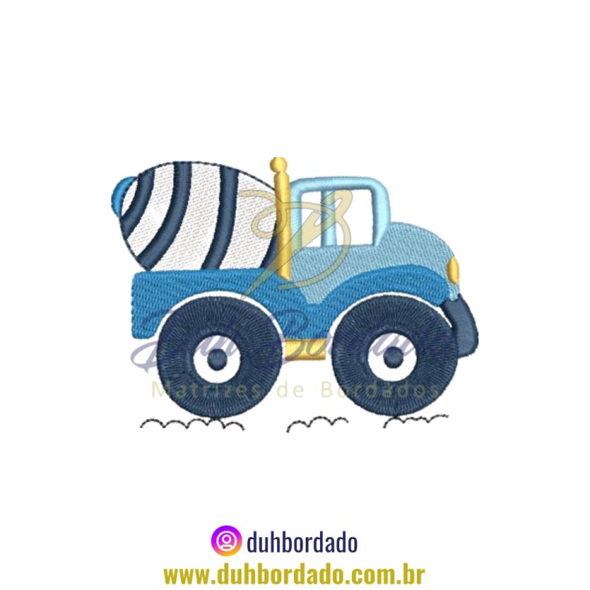 Matriz de Bordado de Caminhão Infantil