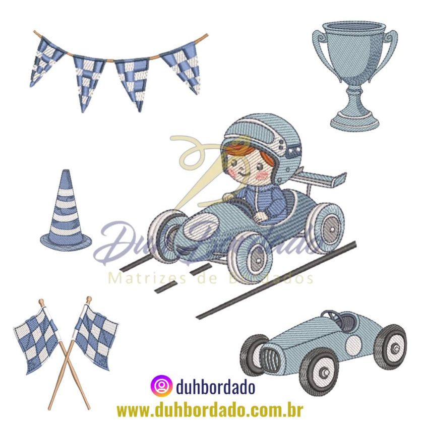 Coleção Matrizes de Bordados Menino