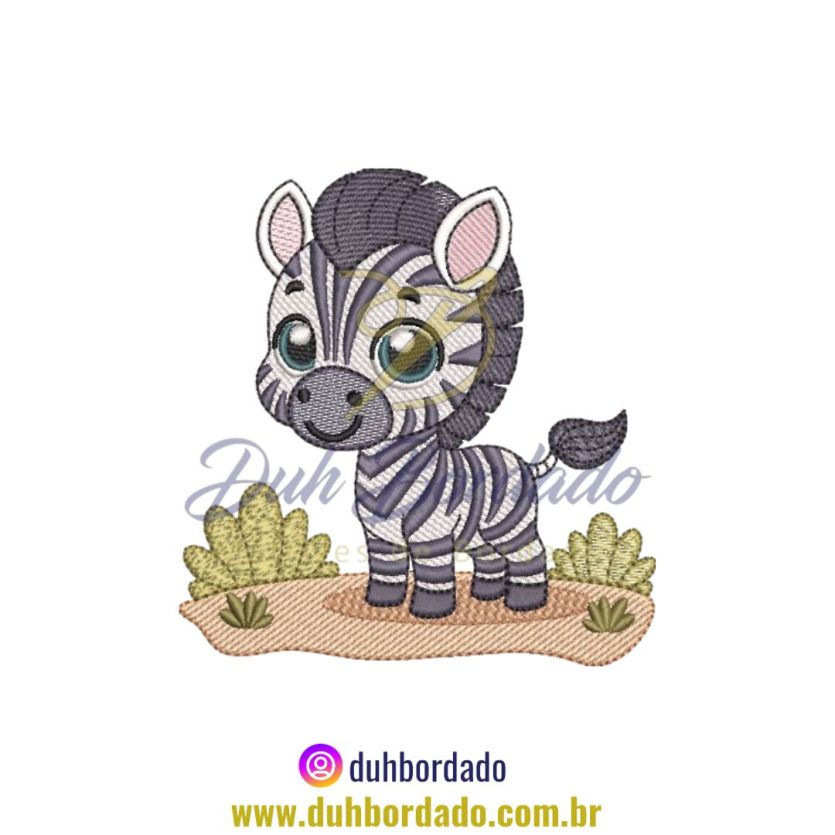 Matriz de Bordado de Zebra