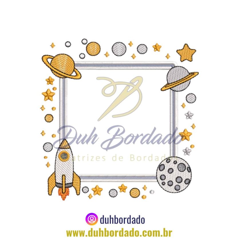 Matriz de Bordado de Astronauta