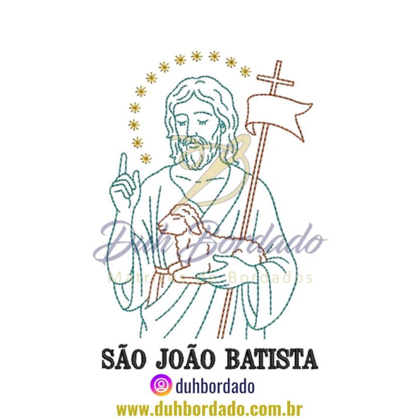 Matriz de Bordado de Santo