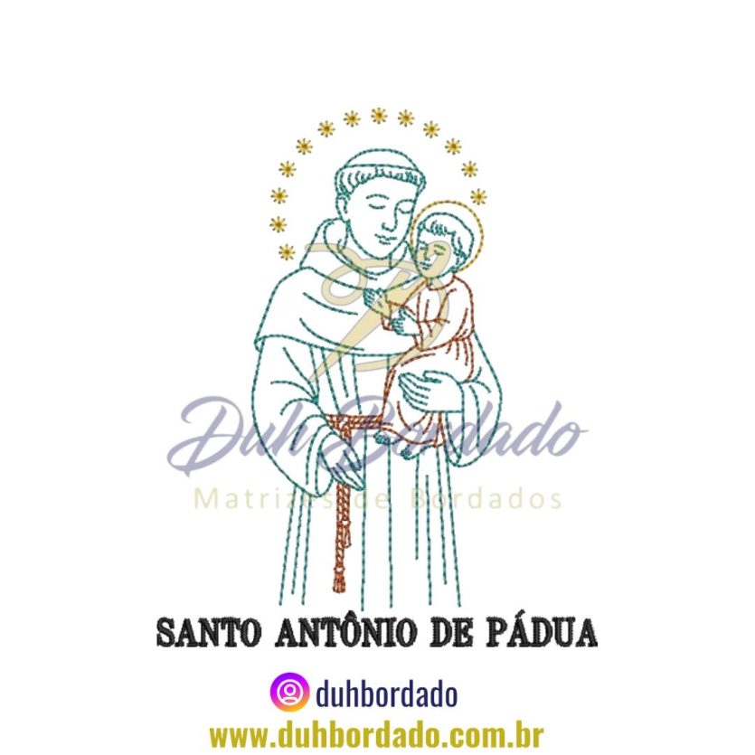 Matriz de Bordado de Santo