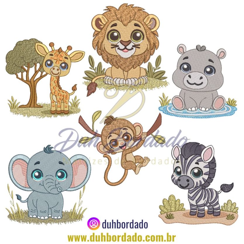 Coleção Matrizes de Bordados Safari