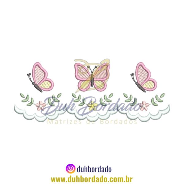 Coleção Matrizes de Bordados Borboletas Floral - Image 2