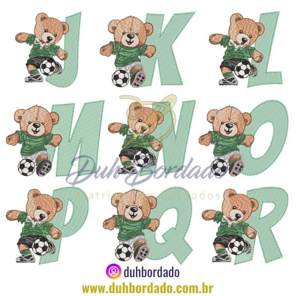 Coleção Matrizes de Bordado Alfabeto Urso - Image 2
