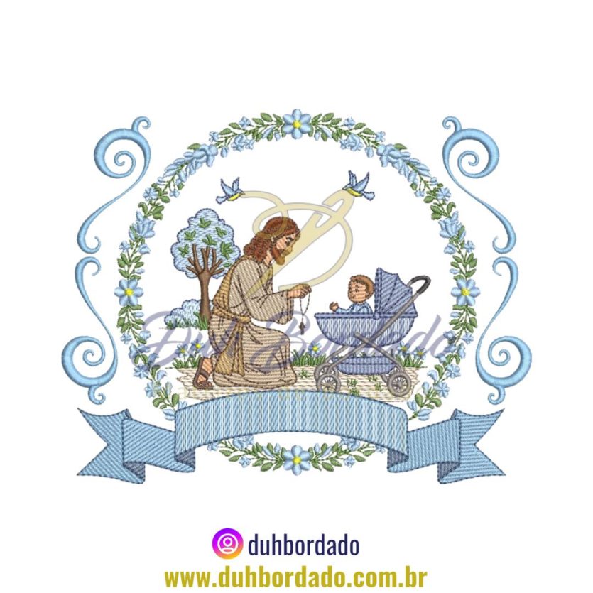 Matriz de Bordado de Jesus