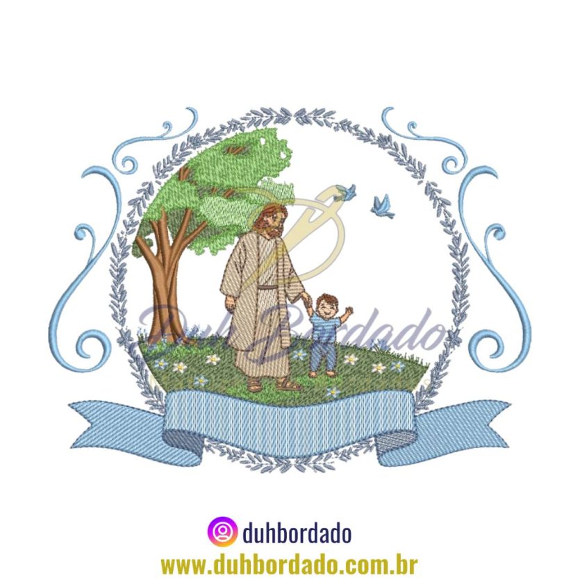 Matriz de Bordado de Jesus