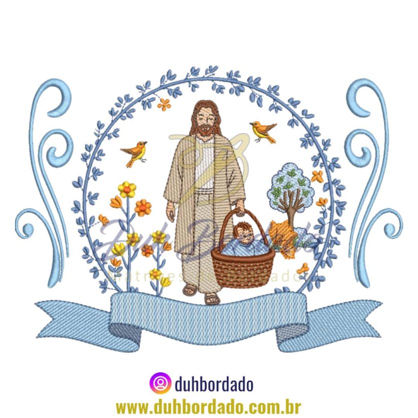Matriz de Bordado de Jesus
