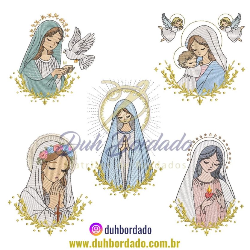 Coleção Matrizes de Bordados Santas