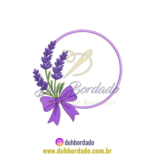 Matriz de Bordado de Lavanda