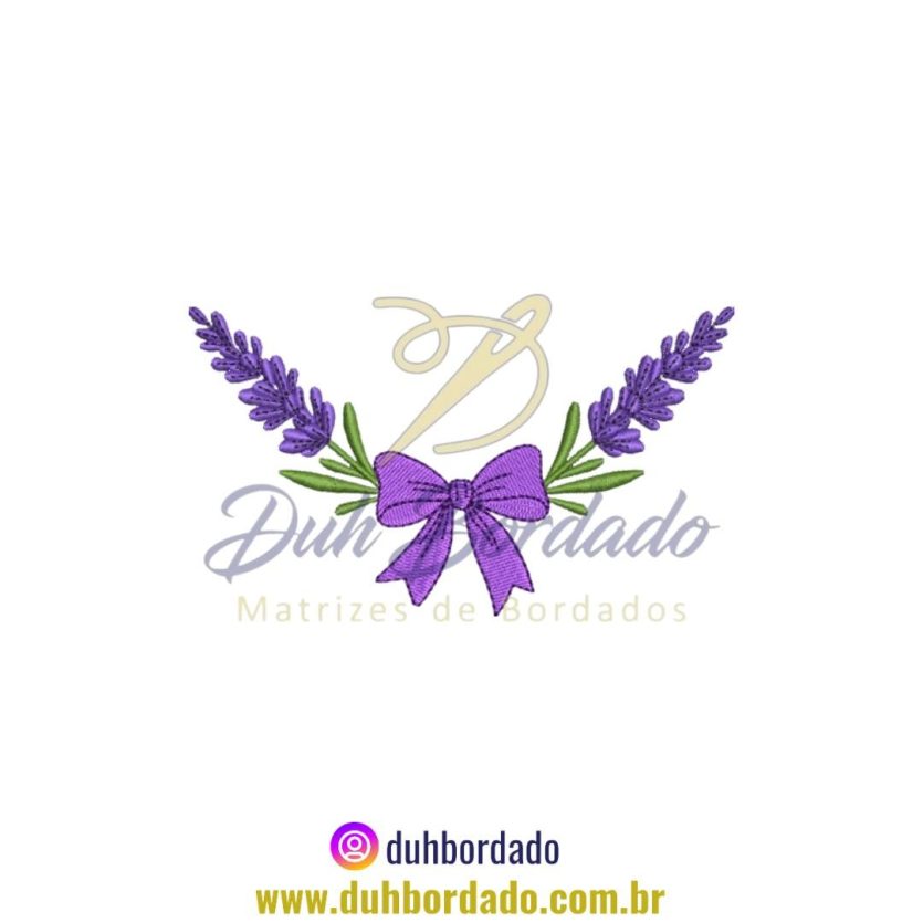 Matriz de Bordado de Lavanda
