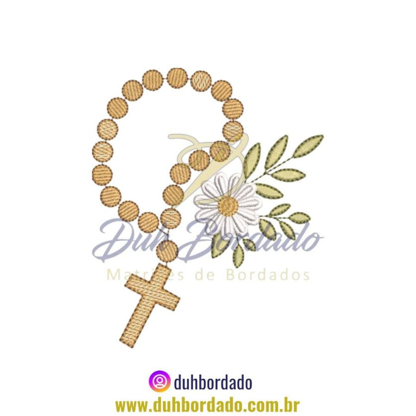 Matriz de Bordado de Terço