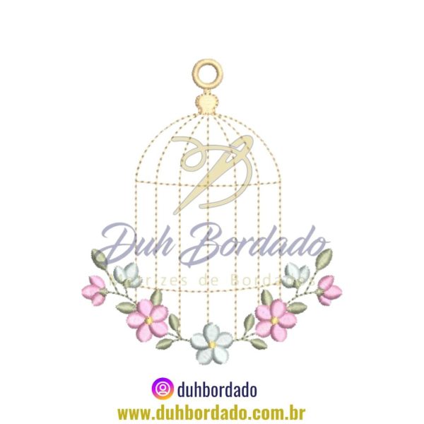 Matriz de Bordado de Gaiola
