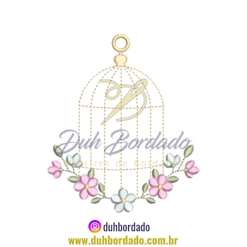 Matriz de Bordado de Gaiola