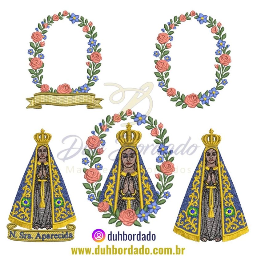 Coleção Matrizes de Bordados de Nossa Senhora Aparecida