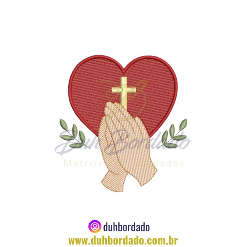 Matriz de Bordado Evangélica Oração