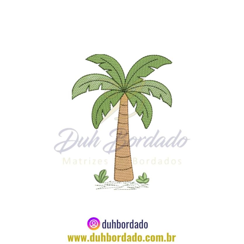 Matriz de Bordado de Palmeira