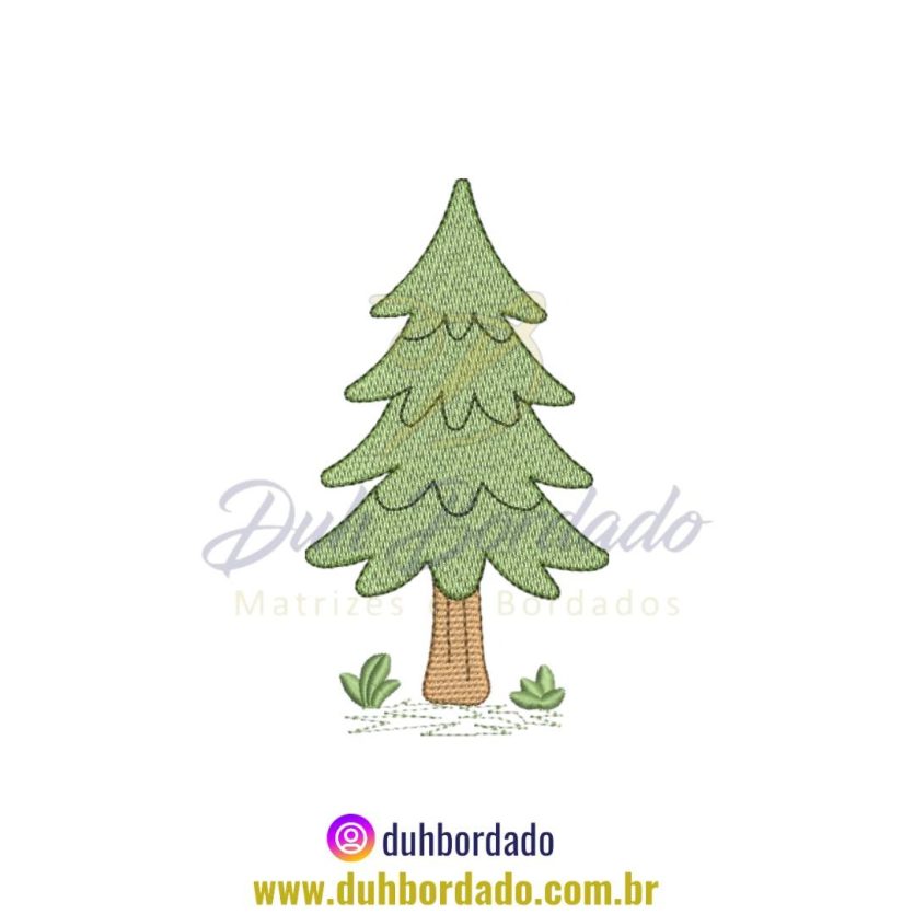 Matriz de Bordado de Árvore