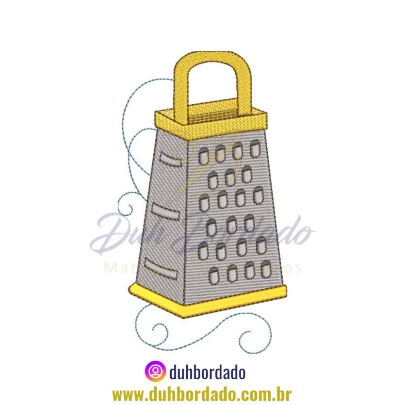Matriz de Bordado de Cozinha Ralador