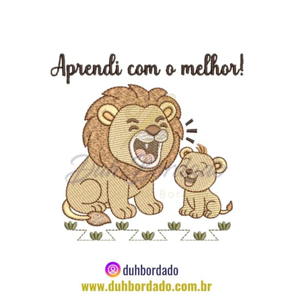 Coleção Matrizes de Bordados de Leãozinhos - Imagem 5
