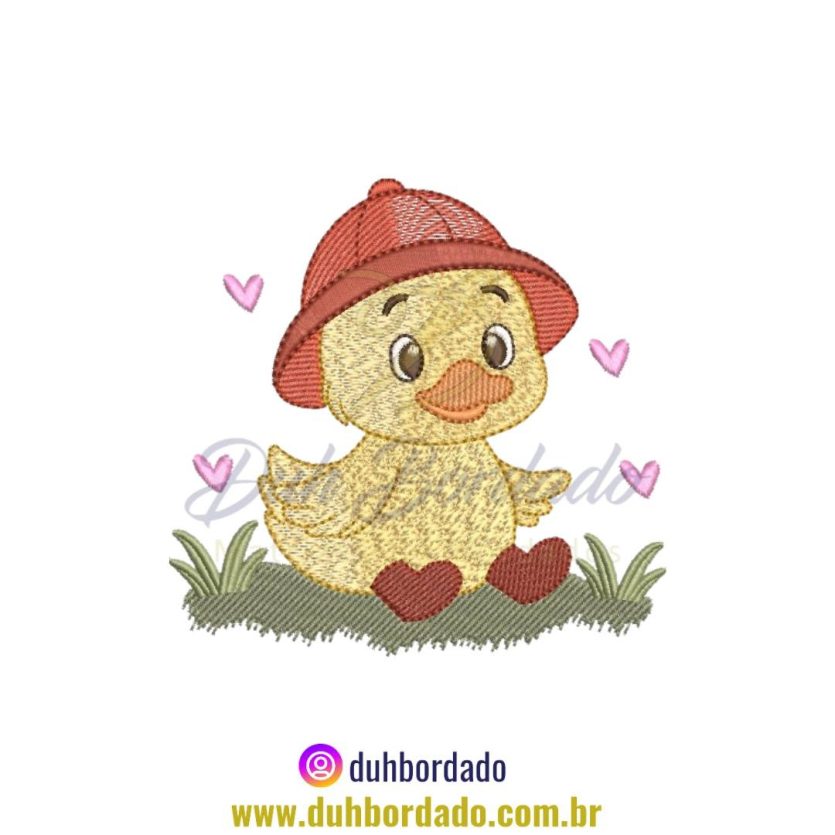 Matriz de Bordado de Patinho Fofinho