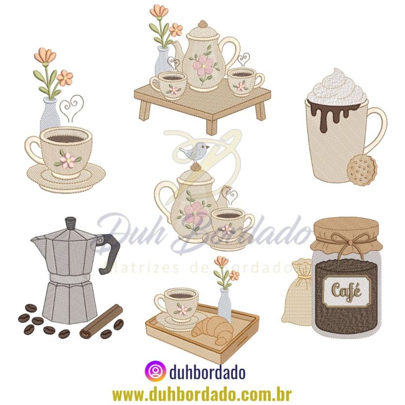 Coleção Matrizes de Bordados de Cozinha