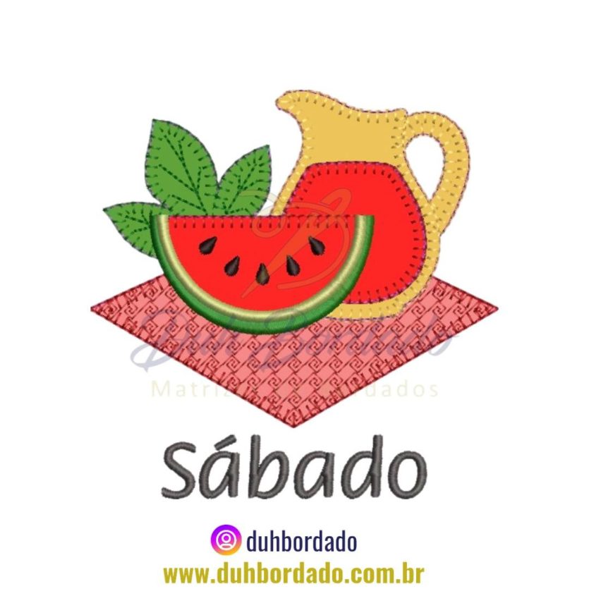 Matriz de Bordado de Semaninha