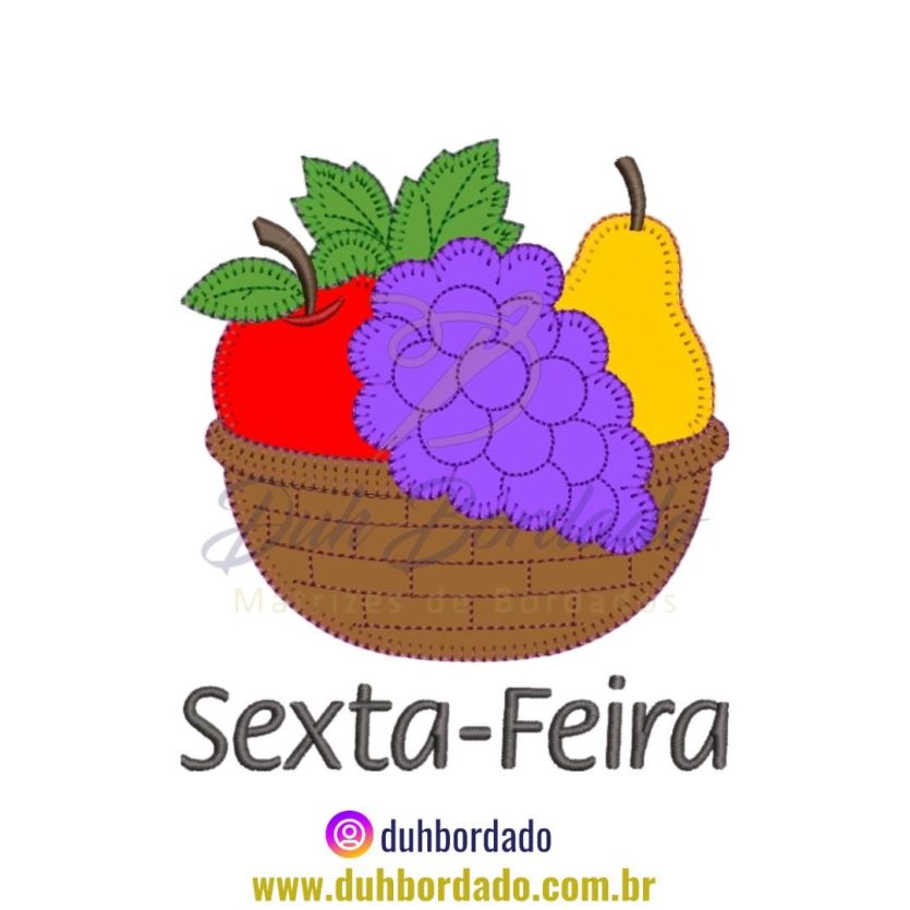 Matriz de Bordado de Semaninha